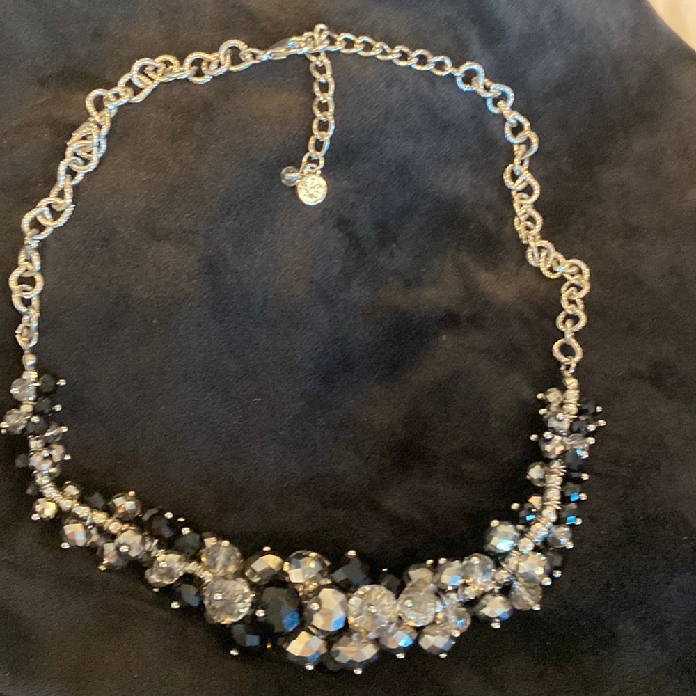 Statement Necklace with crystals.